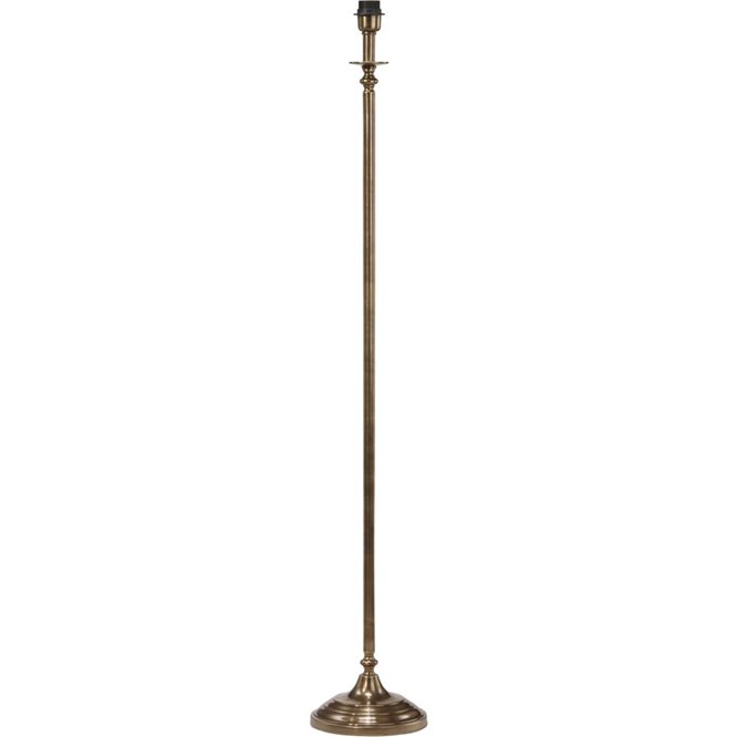Elegancka lampa stojąca do salonu mosiądz